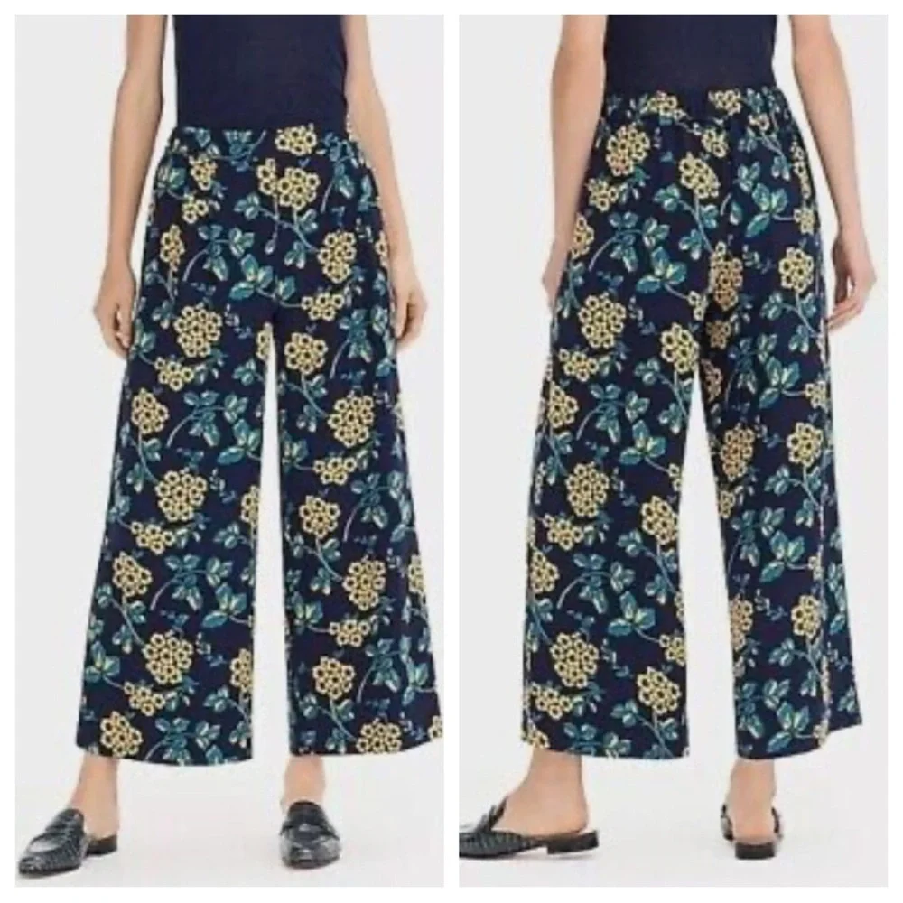 J. Crew Drapey Crepe Wrap Top and matching pants